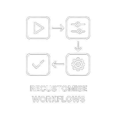 Re-customise workflows
